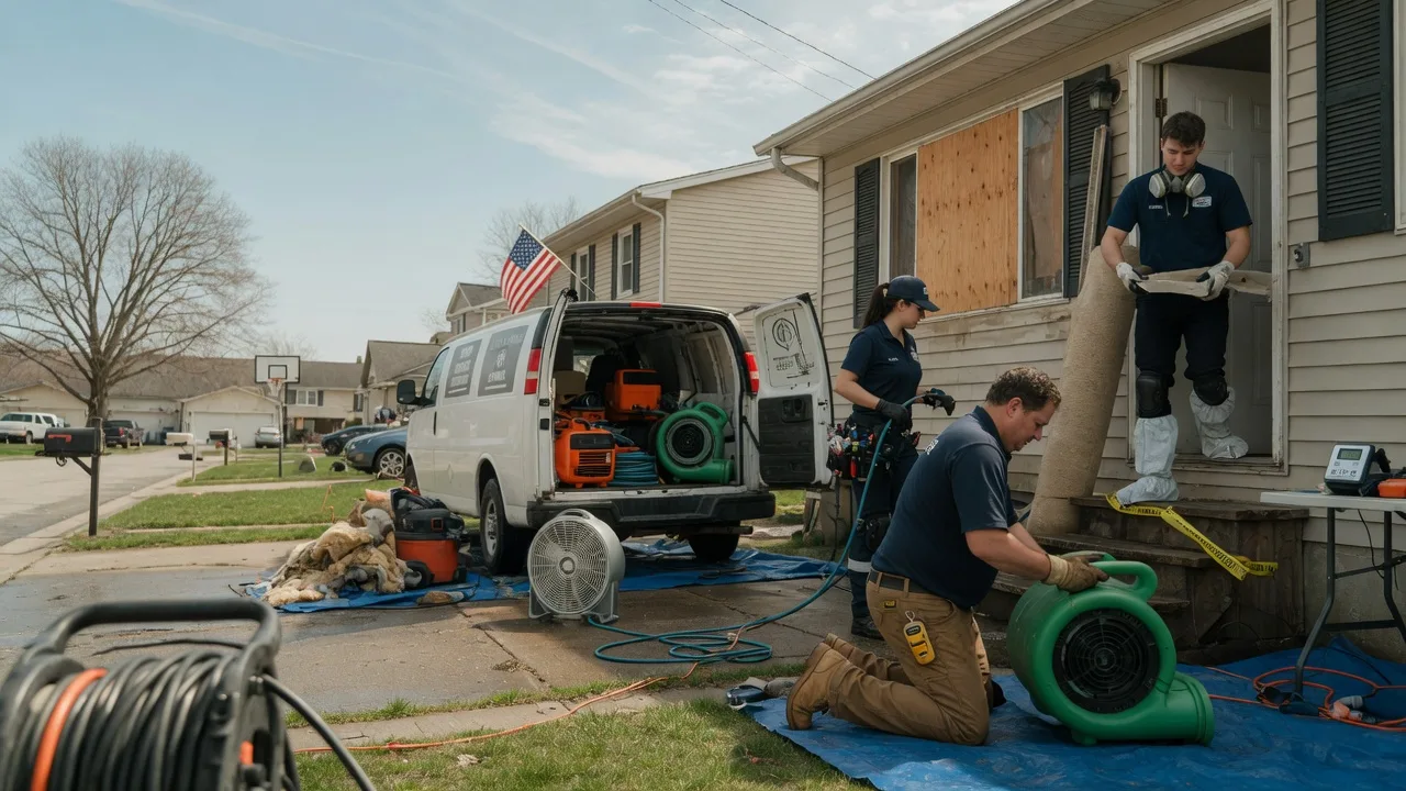 Water Damage Restoration in Wadsworth, IL near me